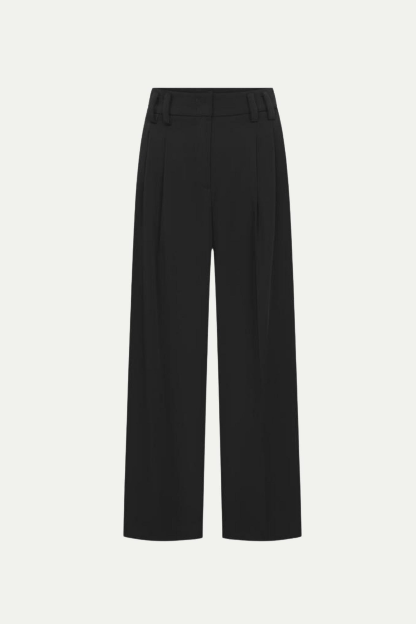 Weit geschnittene Hose in schwarz (full lenght)