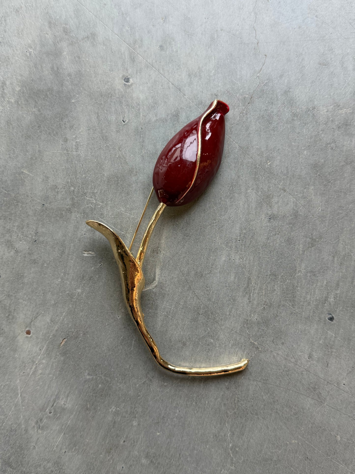 Brosche im Rosendesign multicolor