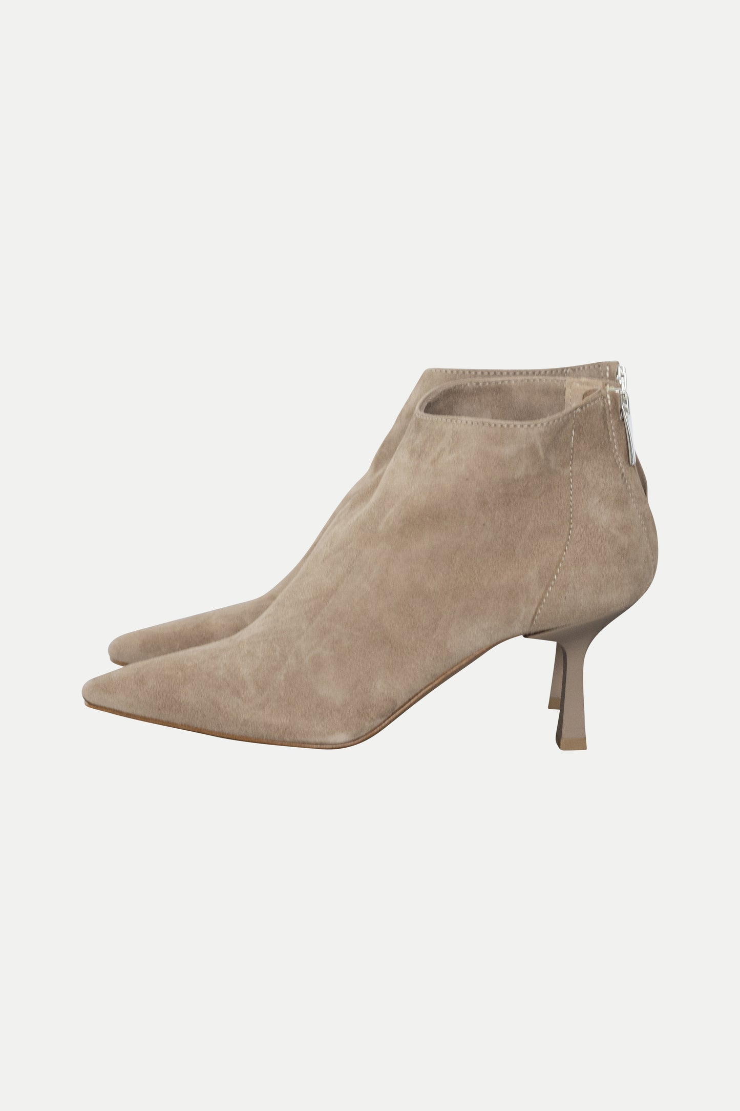 Stiefelette aus Veloursleder
