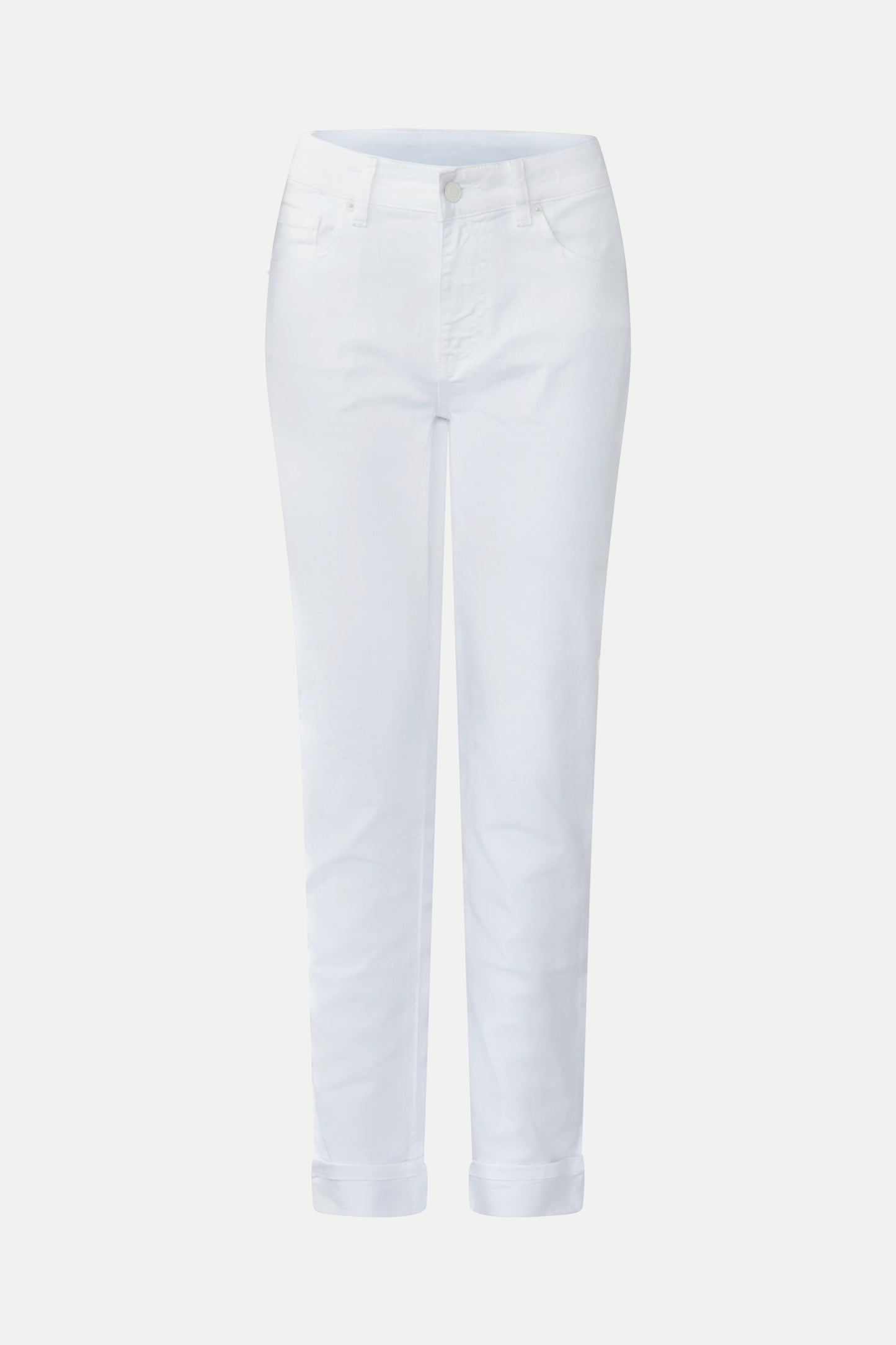 Weiße Slim- Fit Jeans