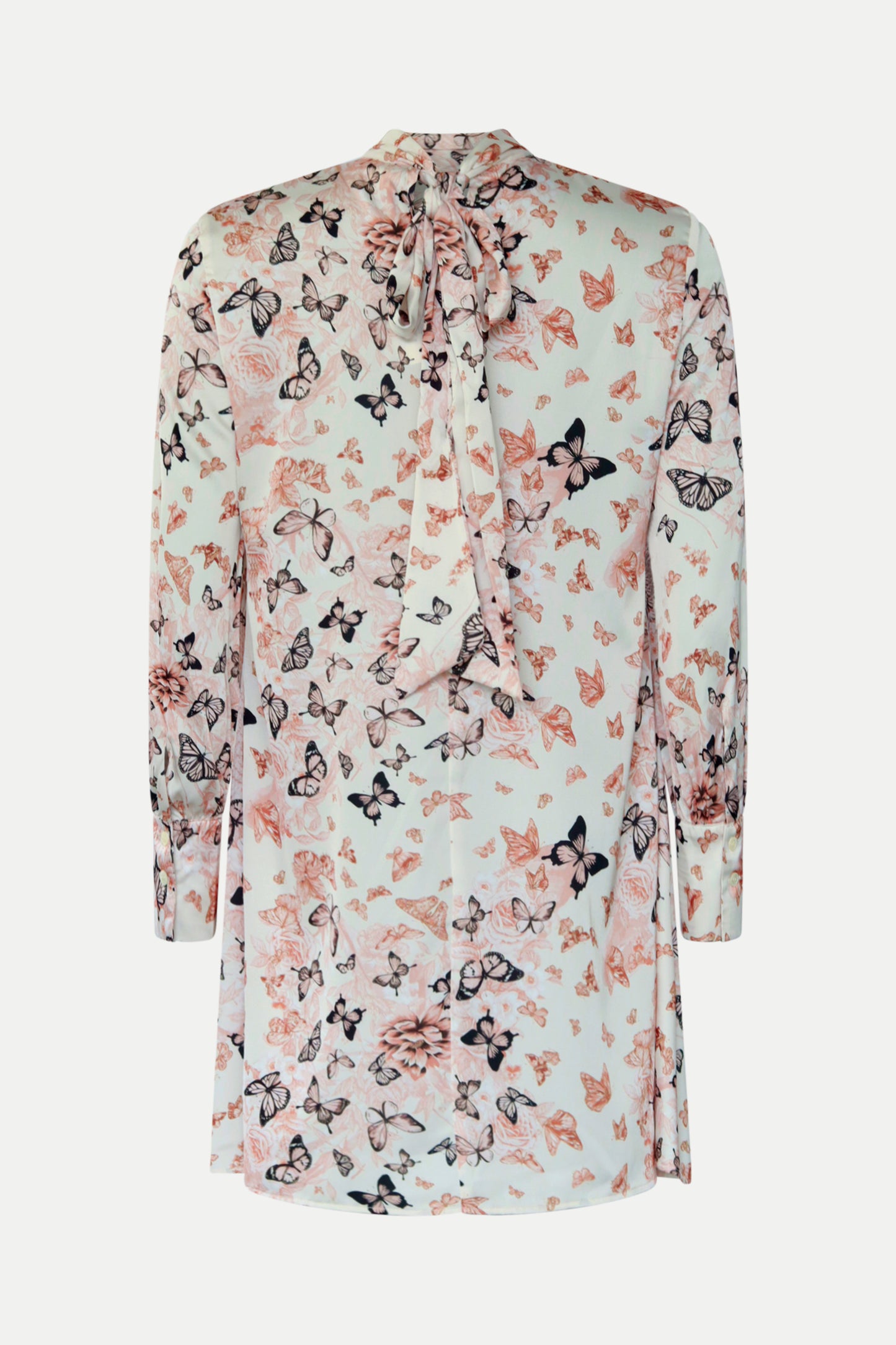 Romantisches Kleid mit Schmetterlings- Print
