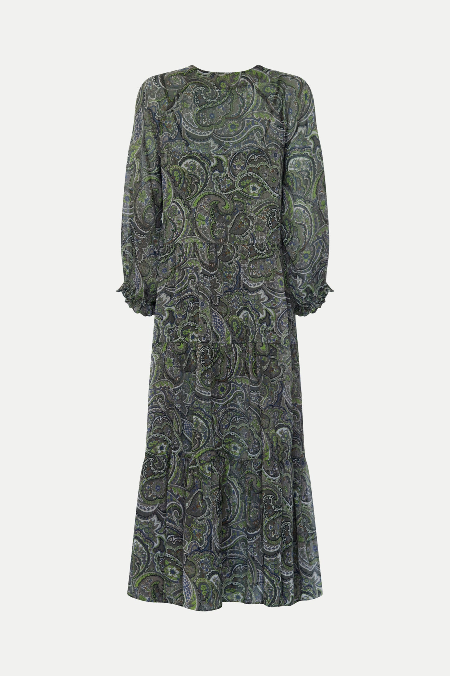 Langes Maxikleid mit Paisley- Muster
