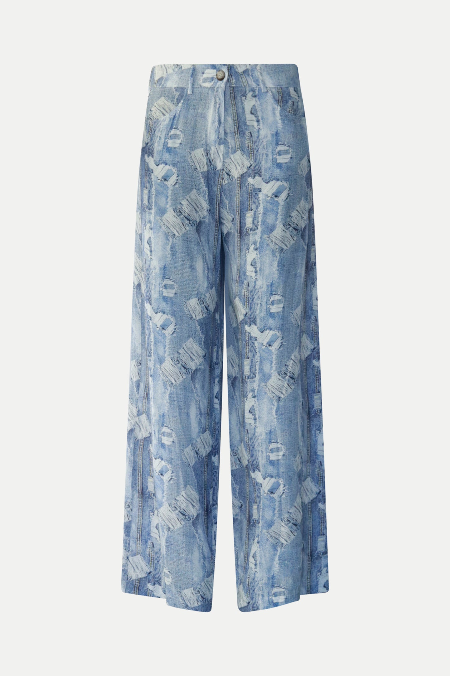 Wide-Leg Hose aus fließender Viskose