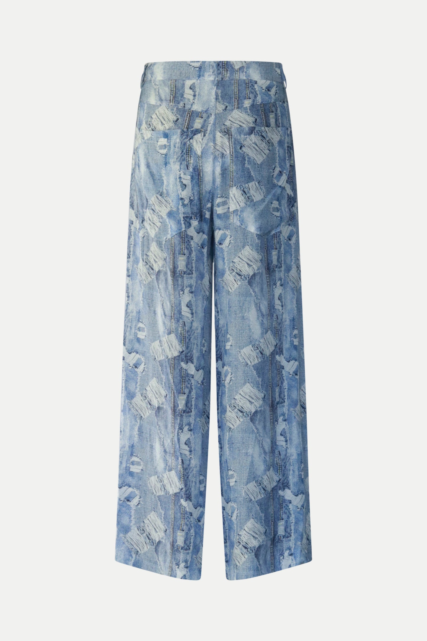 Wide-Leg Hose aus fließender Viskose