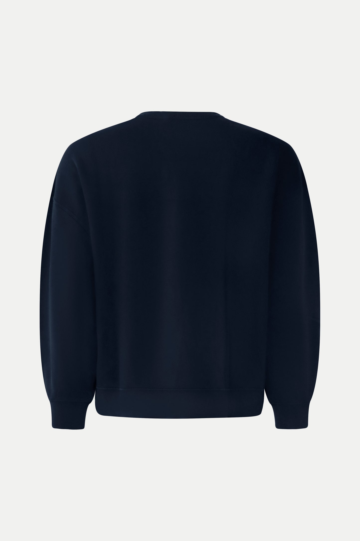 Lässiges Sweatshirt aus Bio- Baumwolle in navy