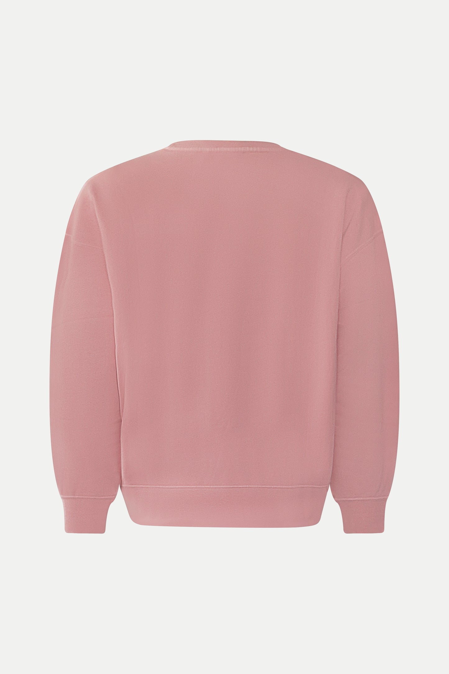Lässiges Sweatshirt aus Bio- Baumwolle in rose
