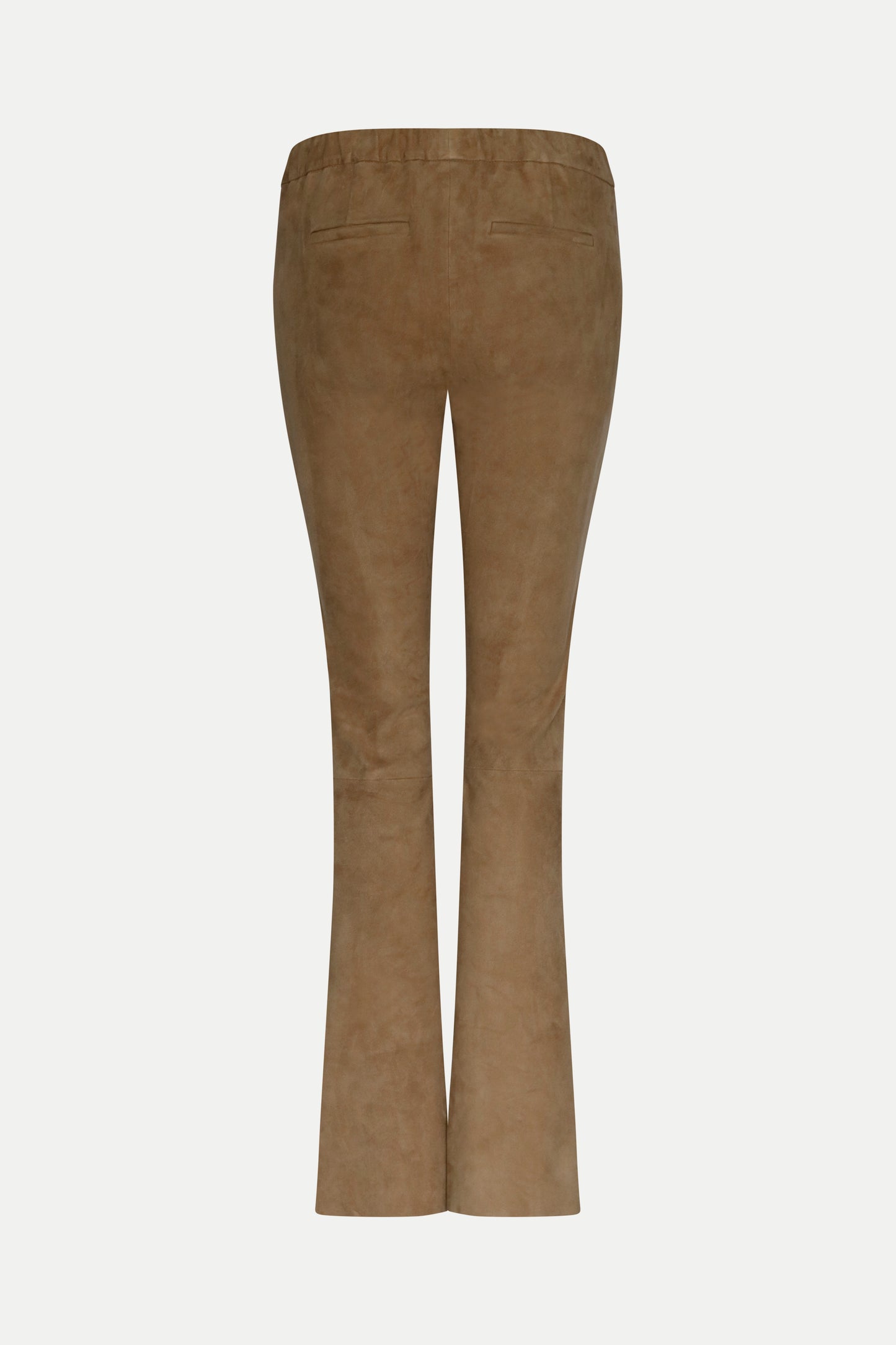 Velours- Lederhose im Bootcut- Fit