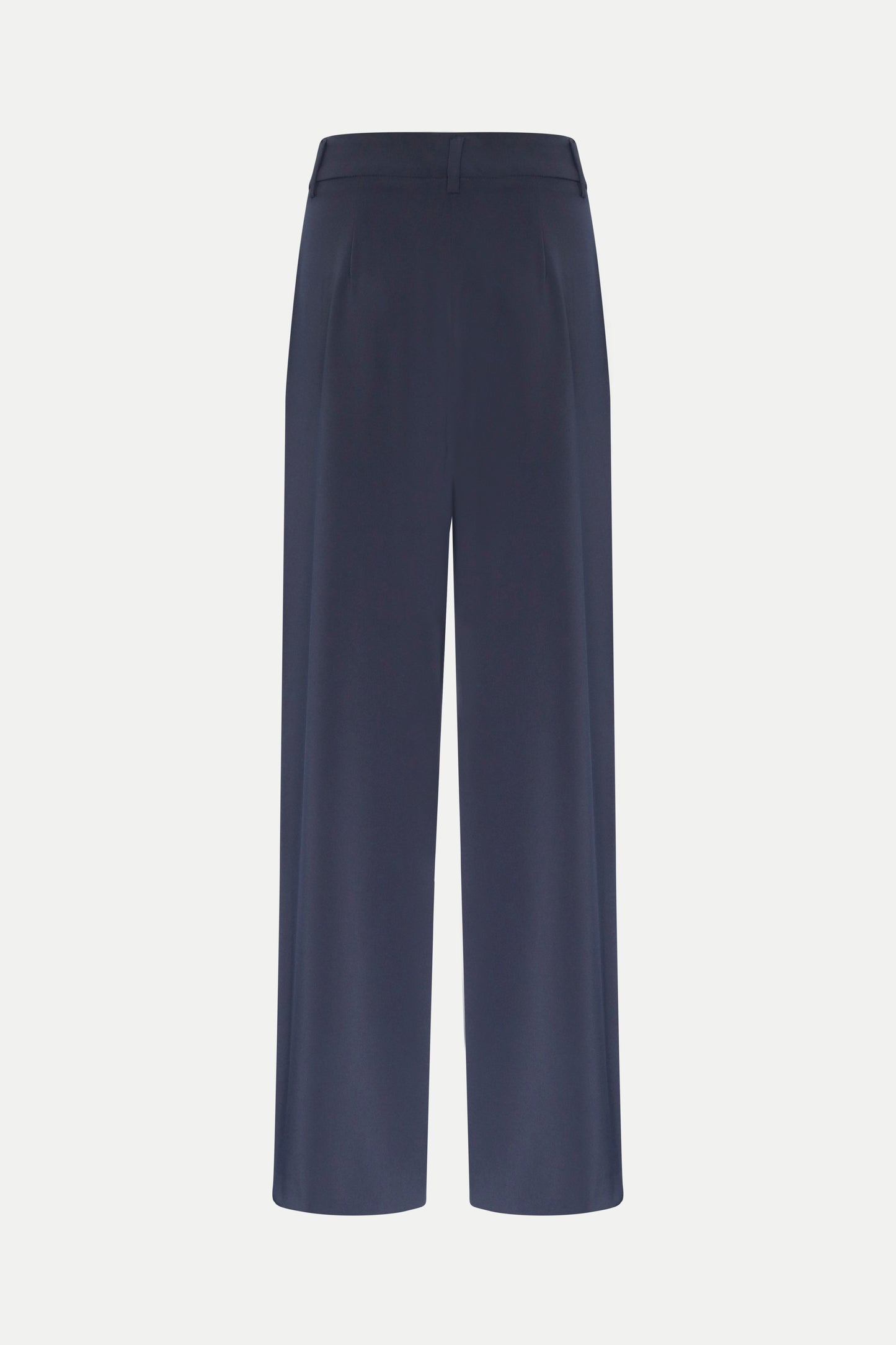 Weit geschnittene Hose in navy (full lenght)