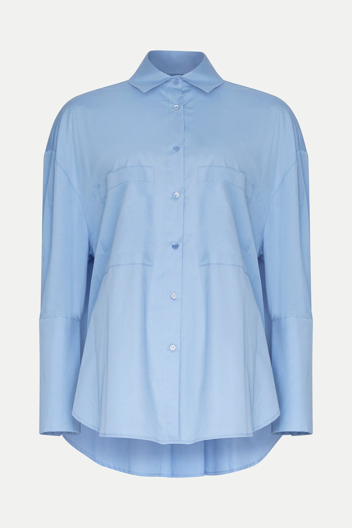 Hemdbluse aus Baumwoll- Poplin