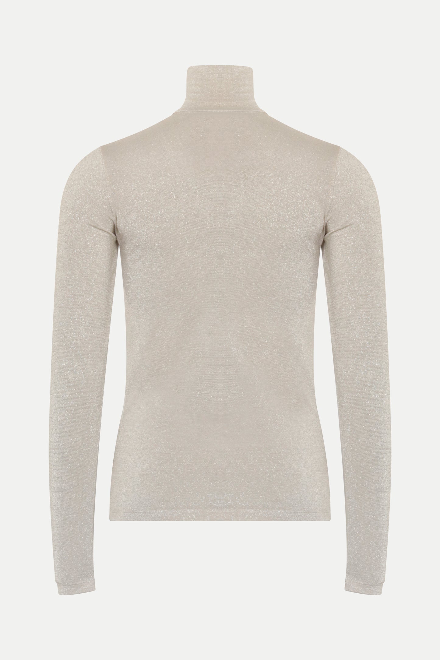 Leichtes Rollkragen- Shirt mit Lurex- Fäden