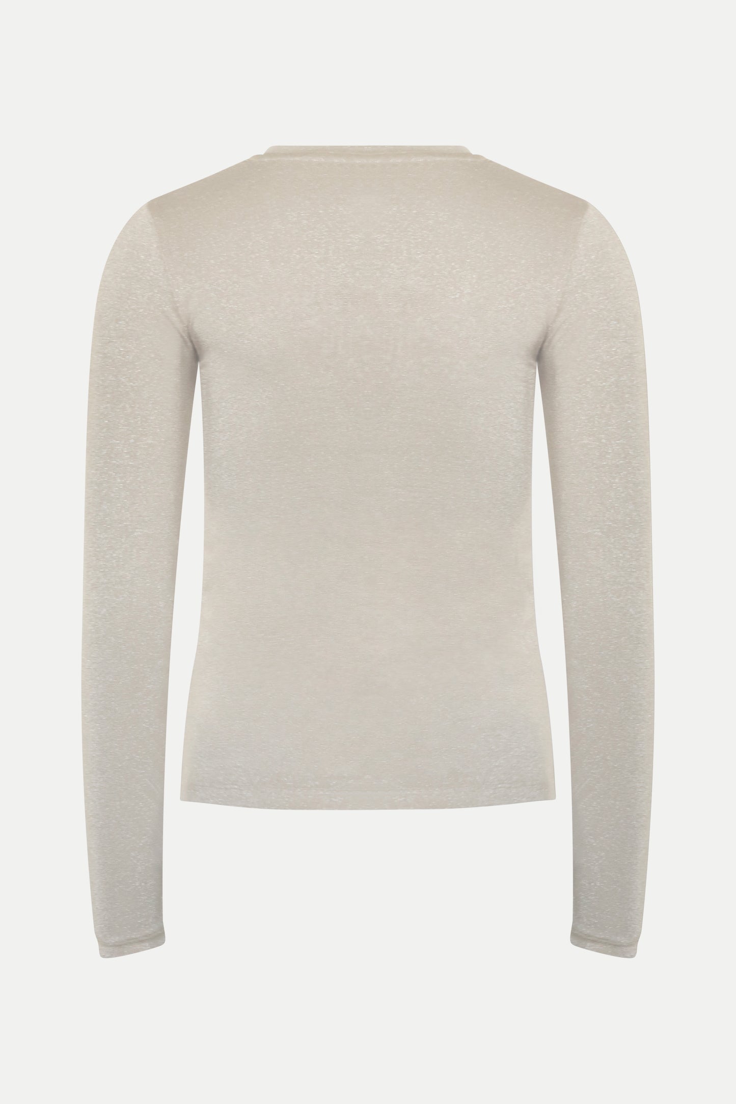 Leichtes Rundhalsshirt mit Lurex- Fäden