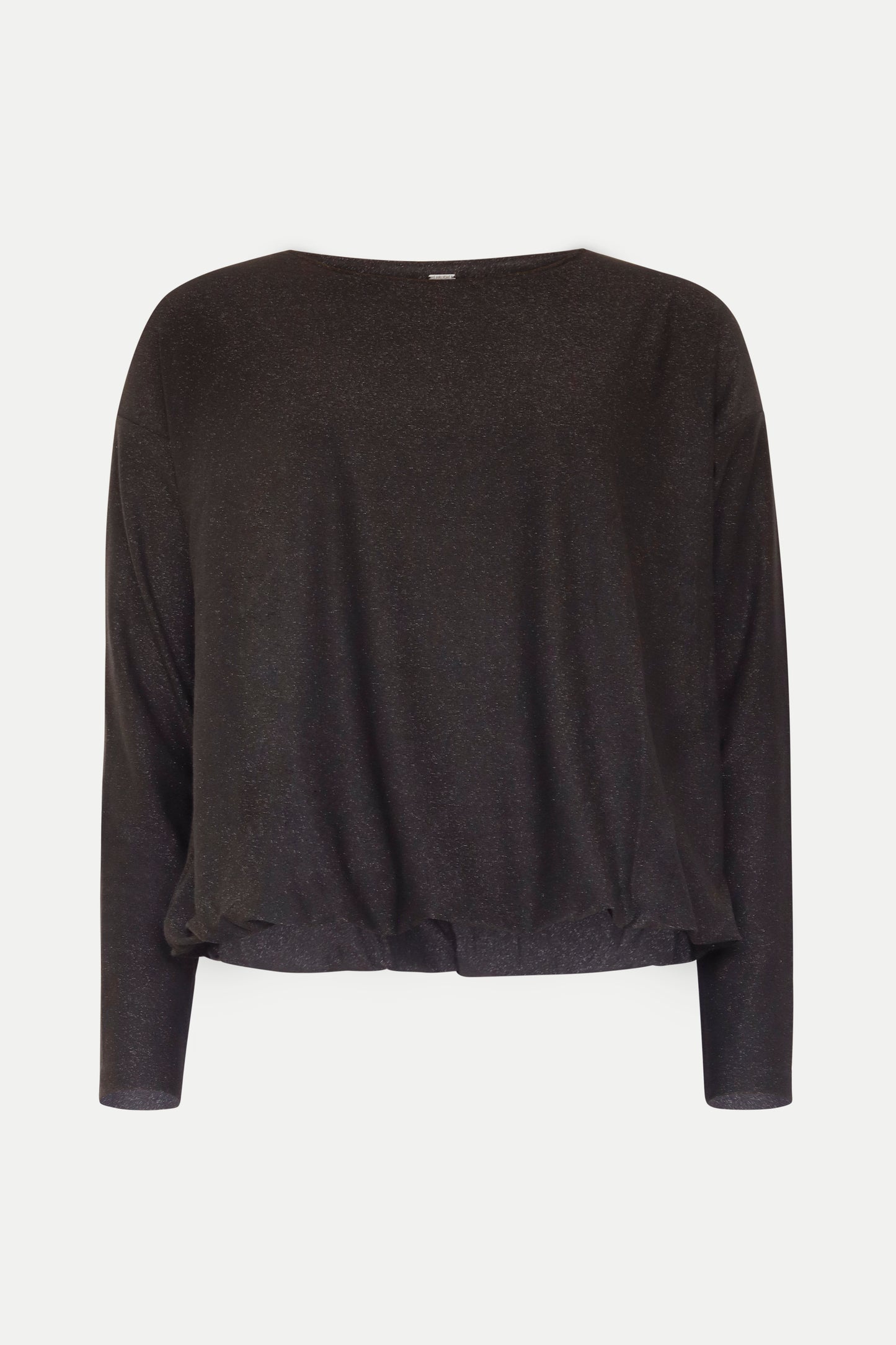 Lässiges Langarmshirt mit Lurex- Fäden