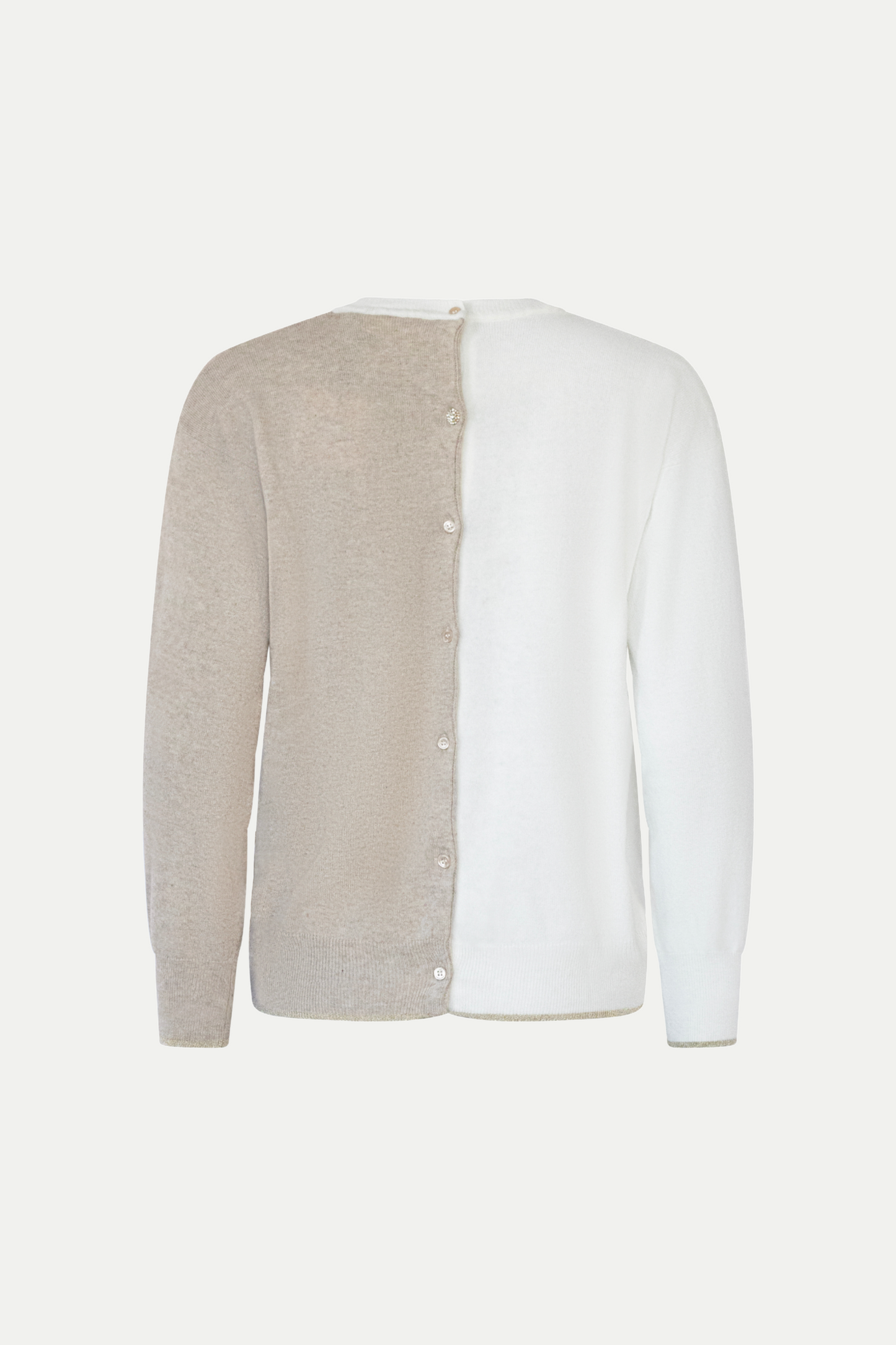 Pullover mit Knopfdetails am Rücken