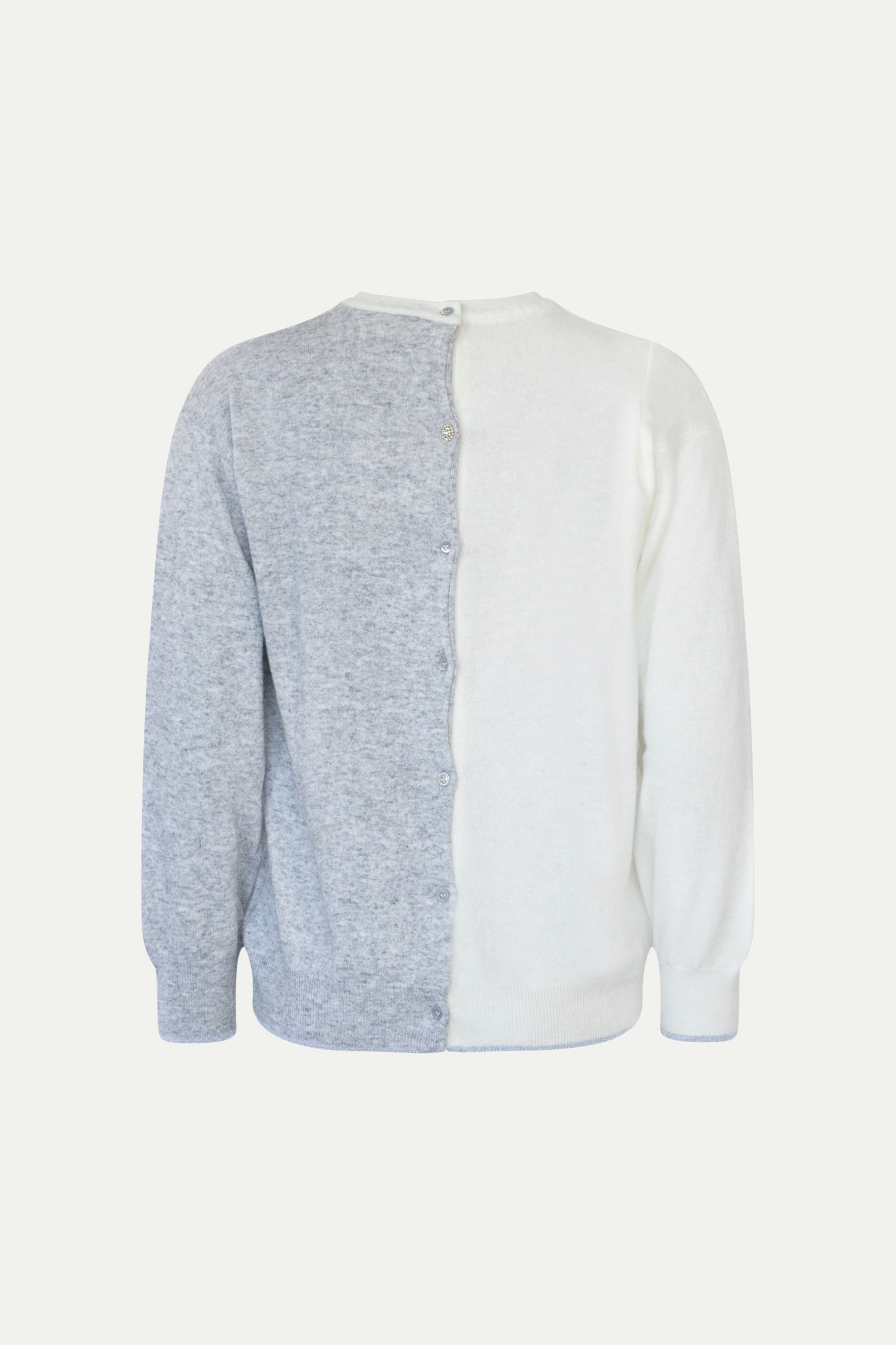 Pullover mit Knopfdetails am Rücken