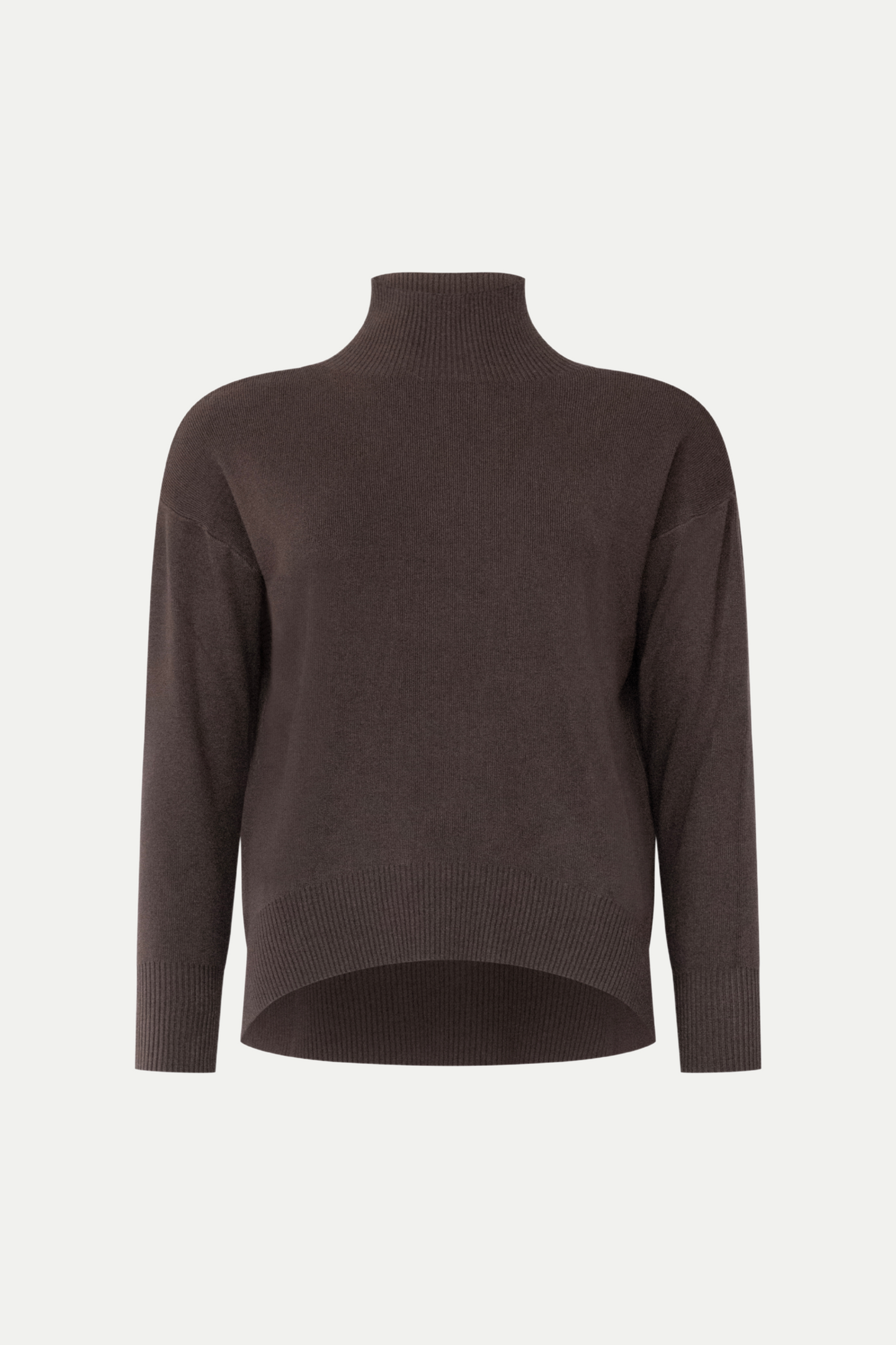 Strickpullover mit Crater Kragen