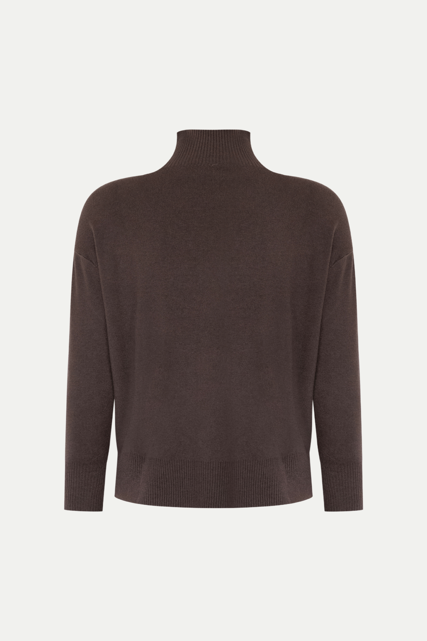 Strickpullover mit Crater Kragen