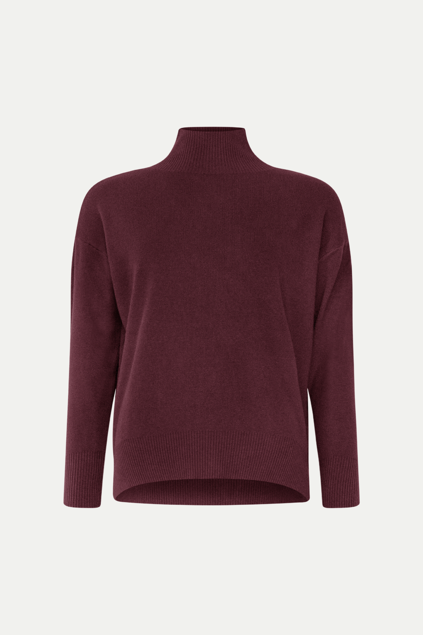 Strickpullover mit Crater- Kragen