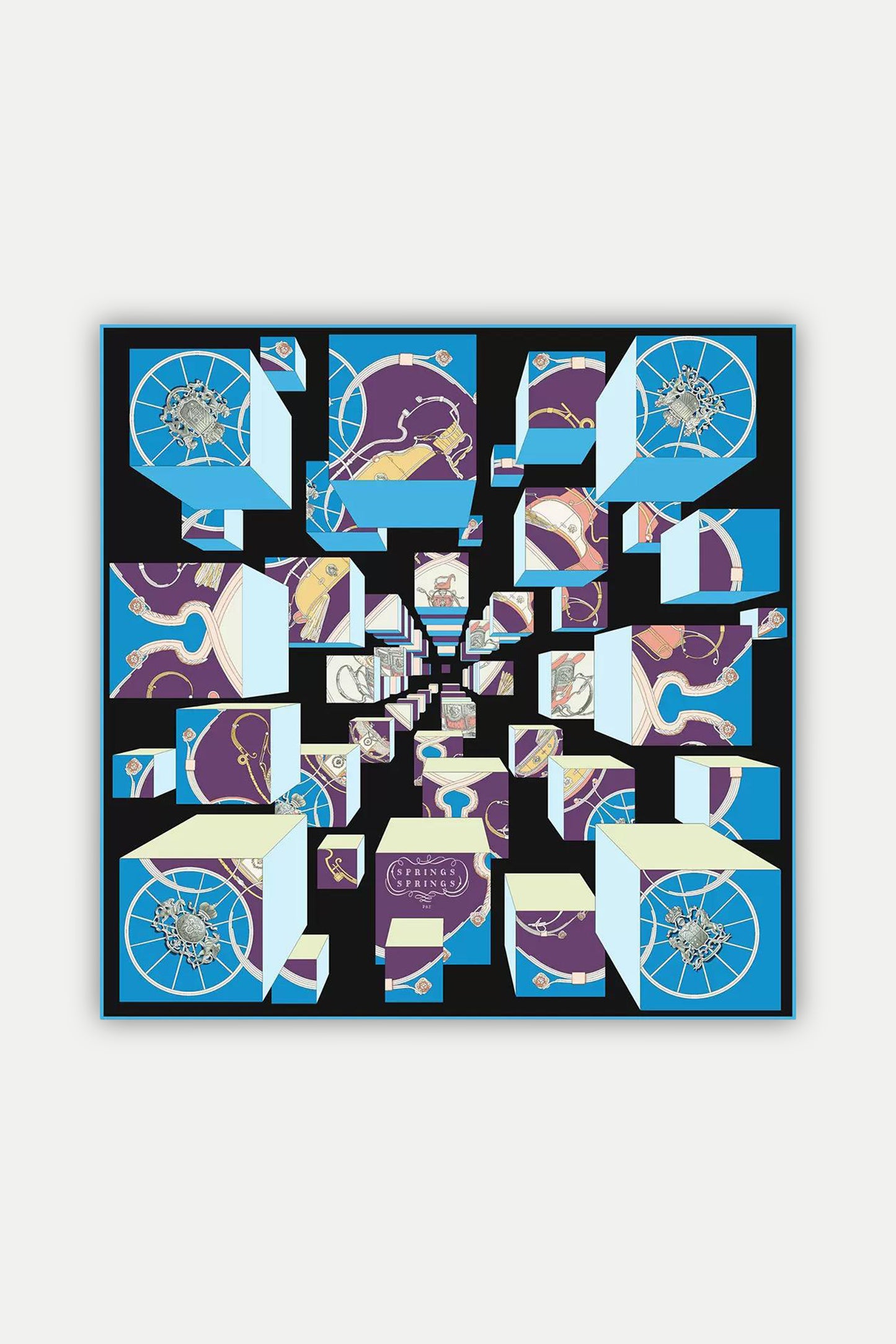 Luxuriöses Seidentuch 90 x 90 cm