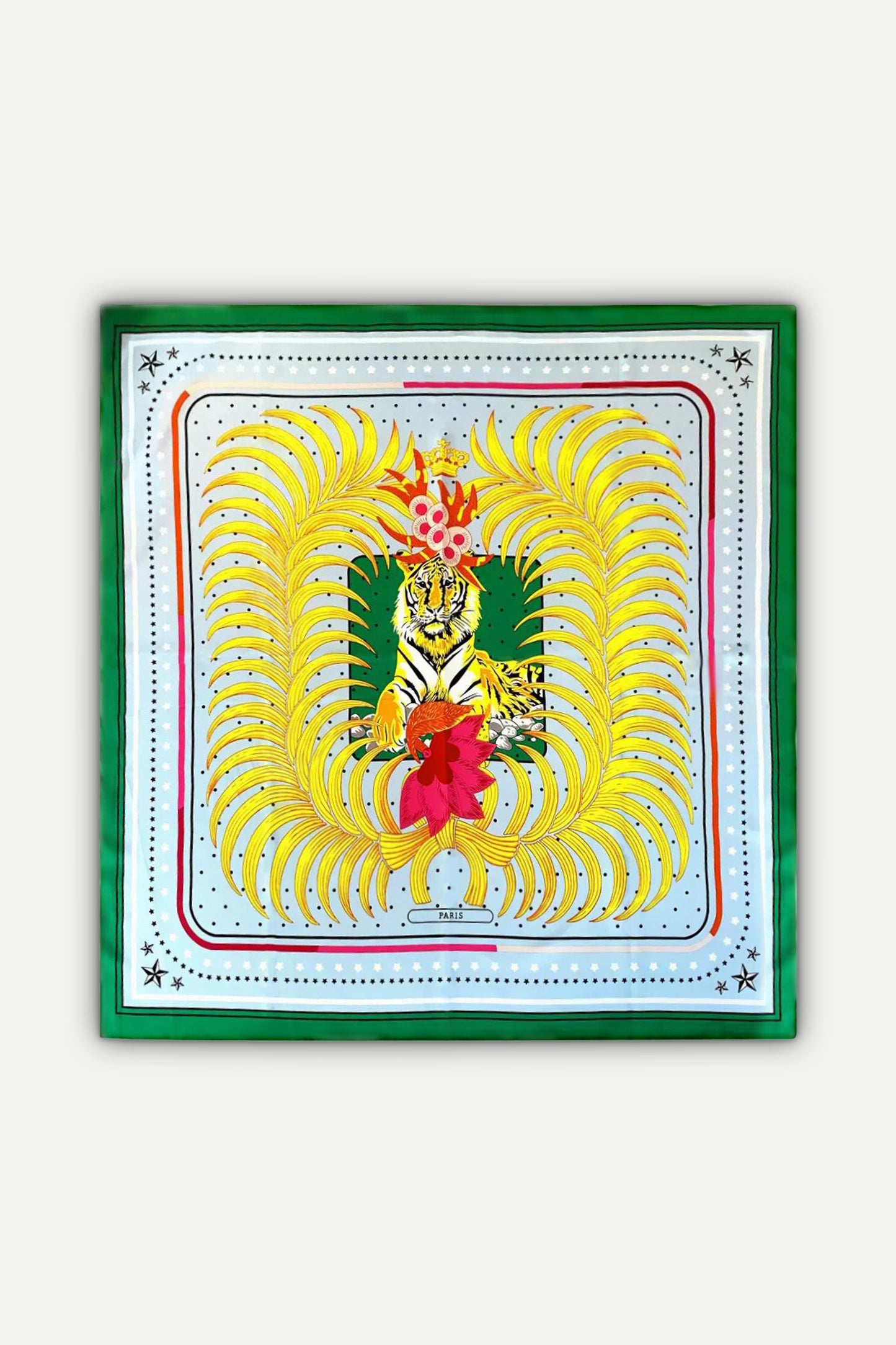 Luxuriöses Seidentuch 90 x 90 cm