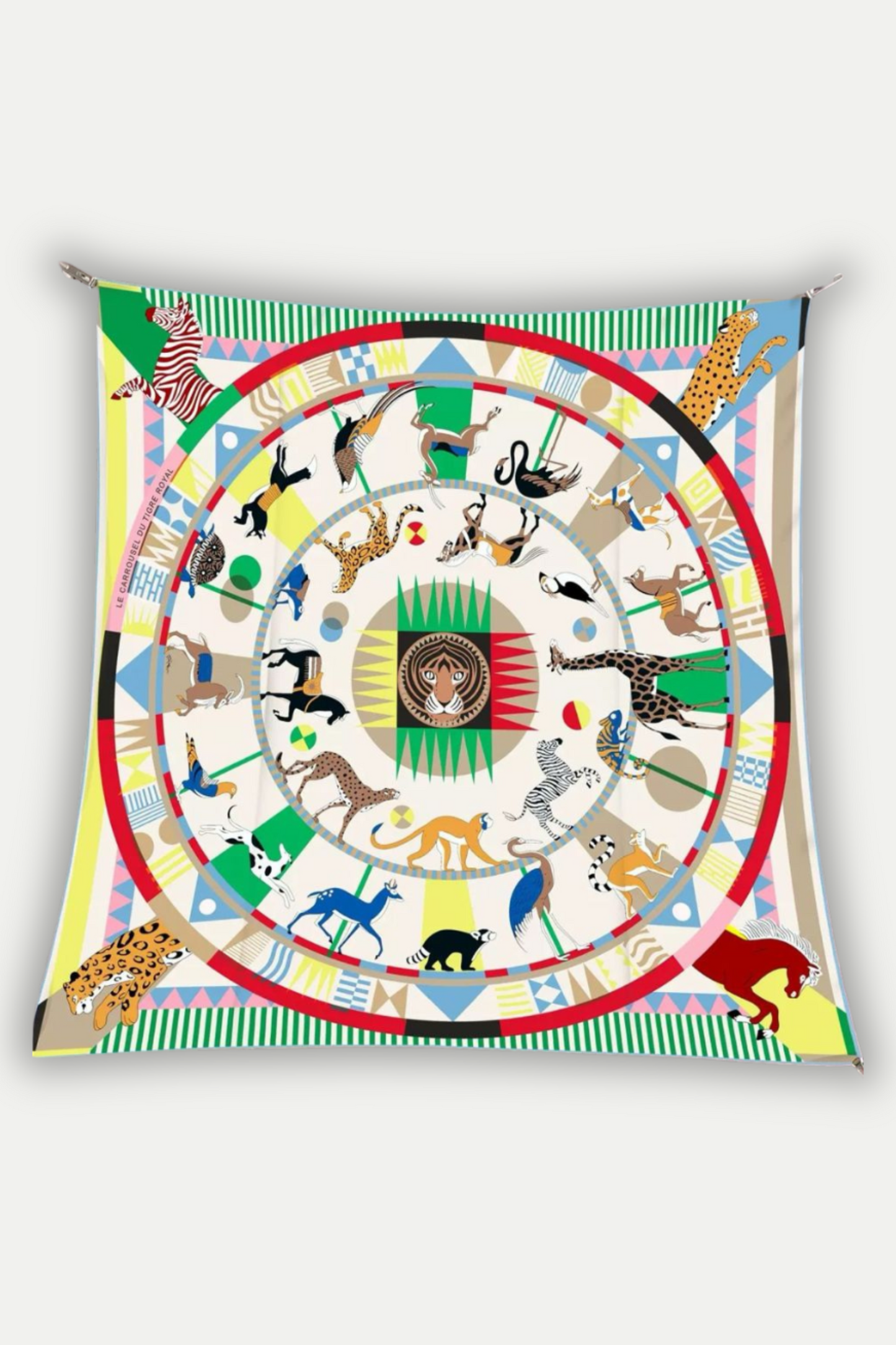 Luxuriöses Seidentuch 90 x 90 cm