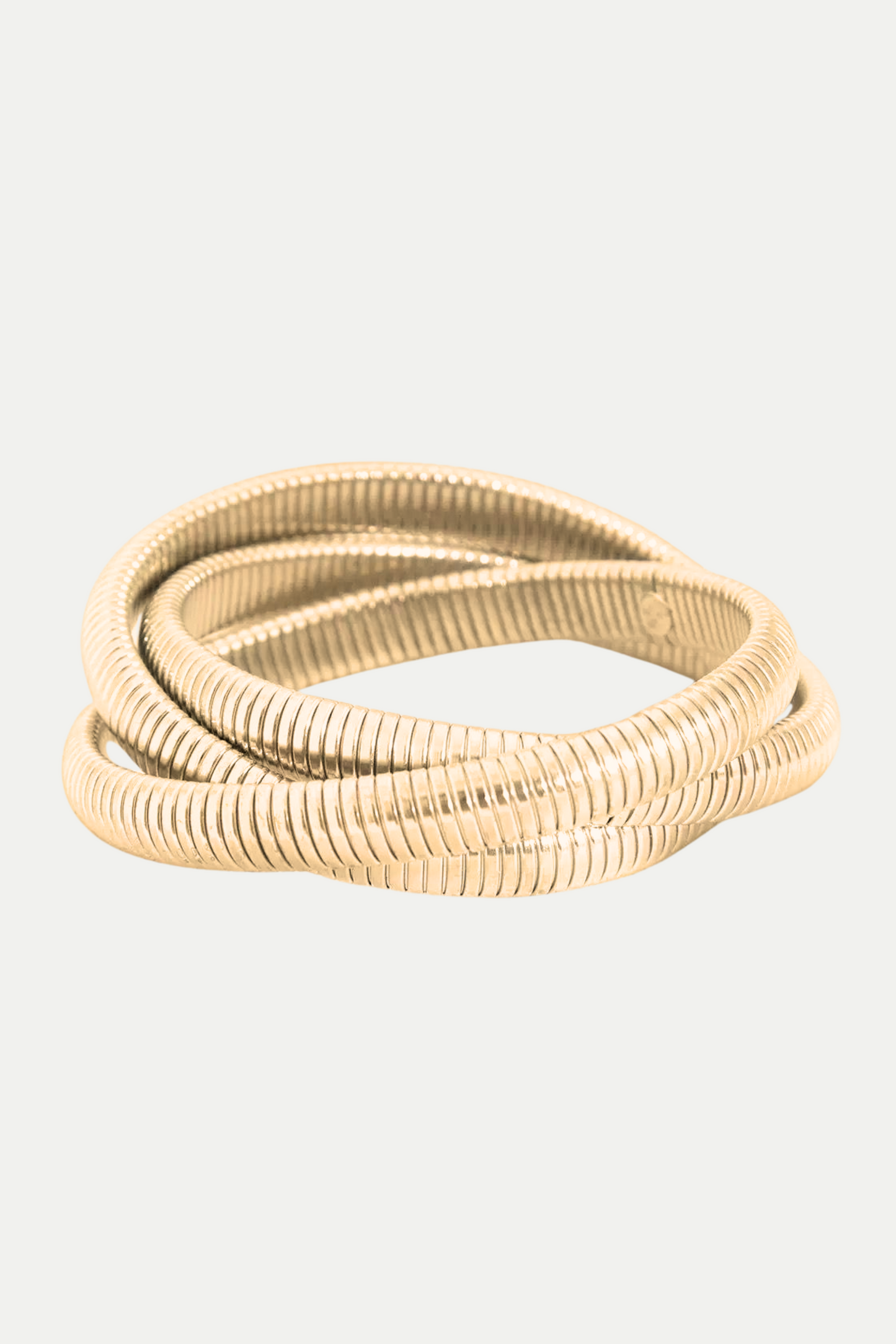 Goldenes Armband geflochten