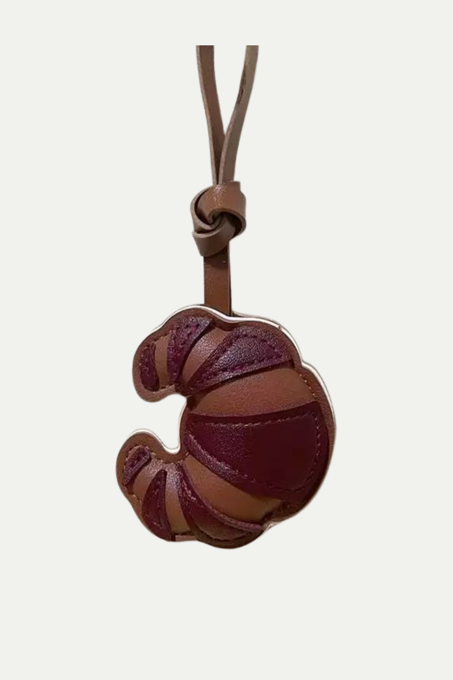Bag- Charm "Croissant" in bicolor