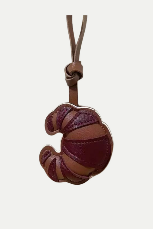 Bag- Charm "Croissant" in bicolor