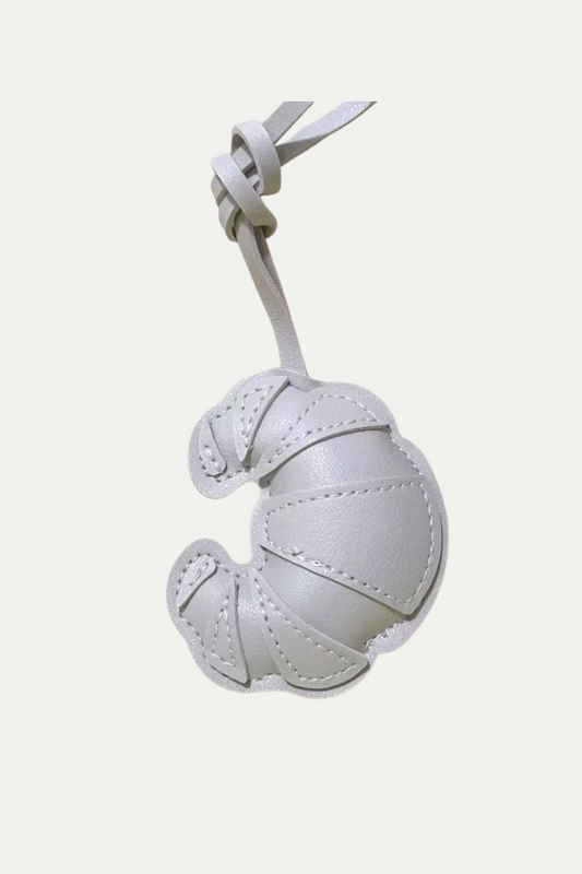 Bag- Charm "Croissant" in sky