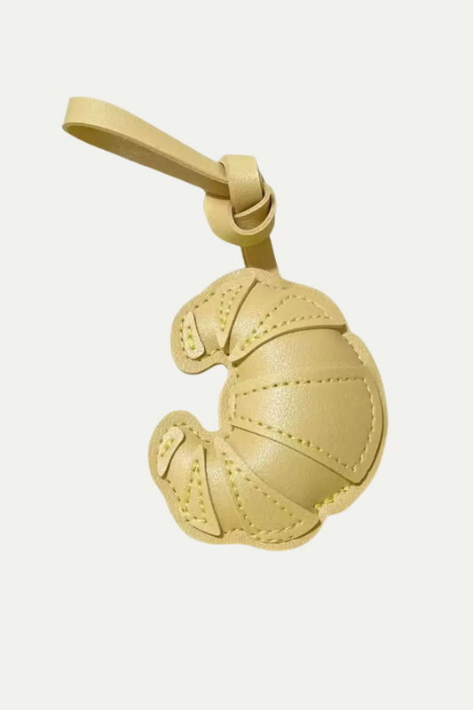 Bag- Charm "Croissant" in butter