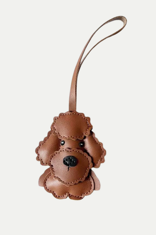 Bag- Charm "Pudel" in braun