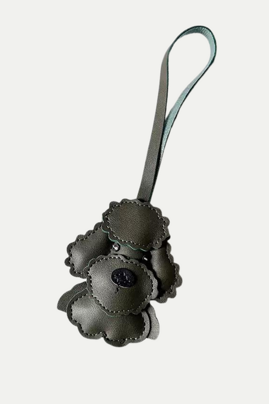 Bag- Charm "Pudel" in anthrazit