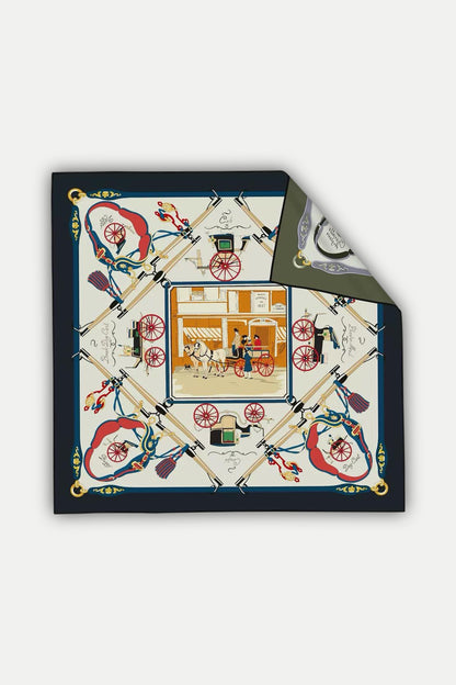 Seidentuch "Deluxe" beidseitiger Print