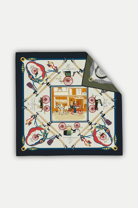Seidentuch "Deluxe" beidseitiger Print