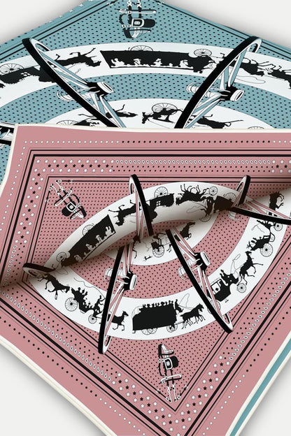 Seidentuch Deluxe „Paris qui Roule“
