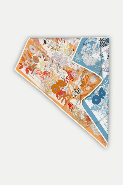 Seidentuch Deluxe „Jardin Imaginaire“