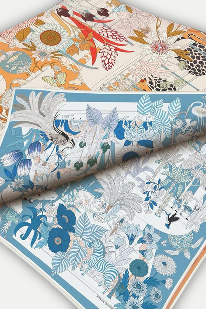 Seidentuch Deluxe „Jardin Imaginaire“