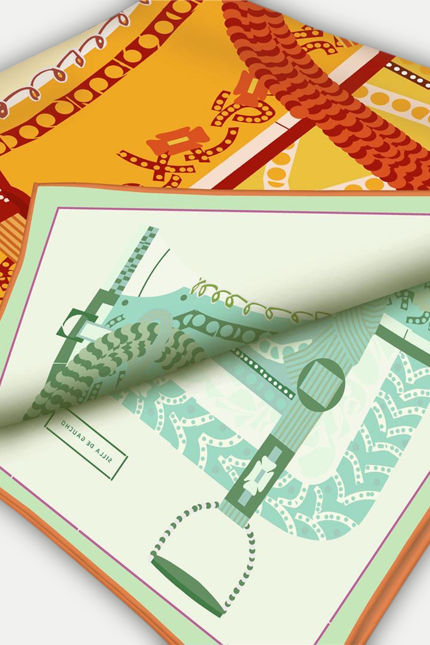 Seidentuch "Deluxe" beidseitiger Print