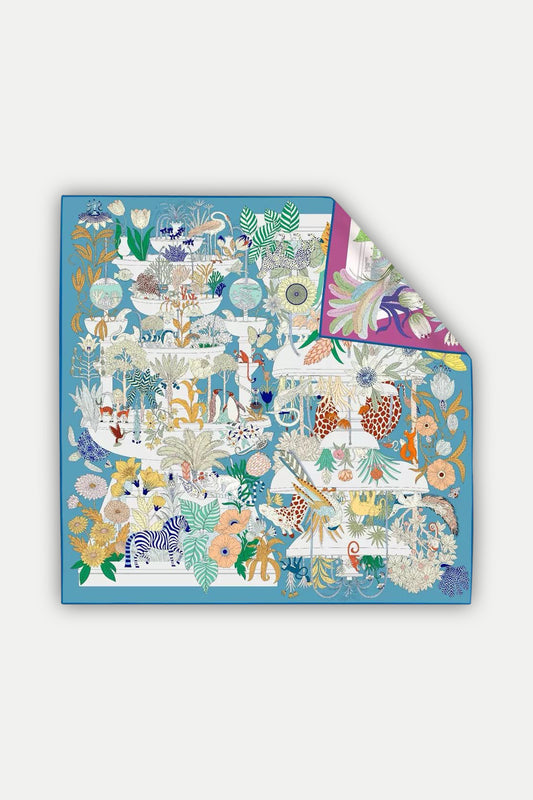 Seidentuch Deluxe „Jardin Imaginaire“