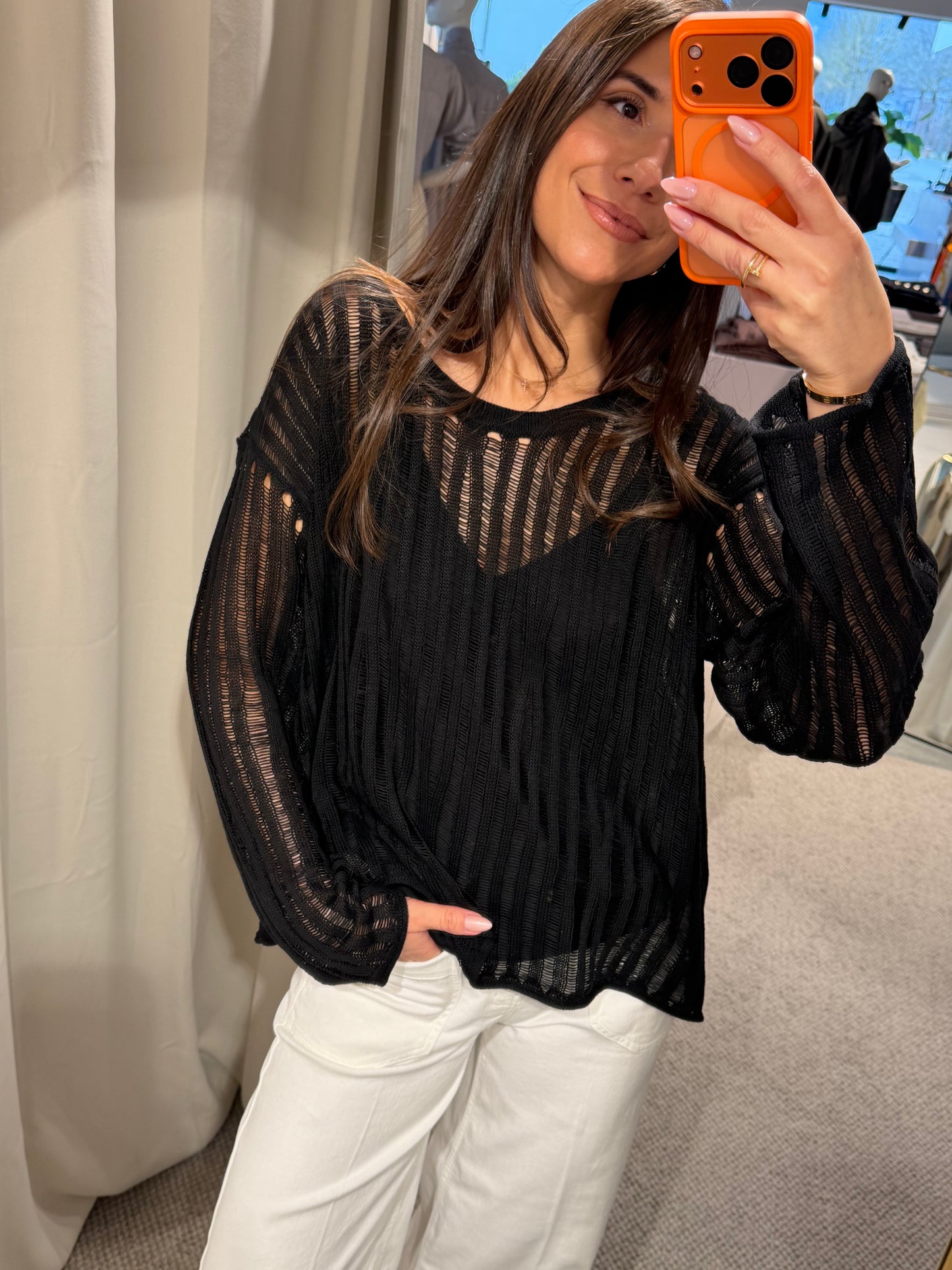 Flona - grob gestrickter Pullover