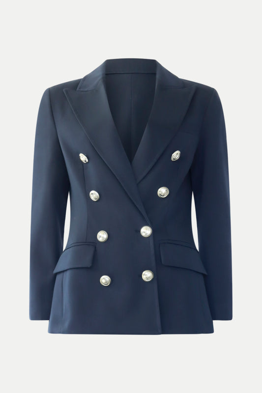 Double-Breasted Blazer mit Statement-Knöpfen
