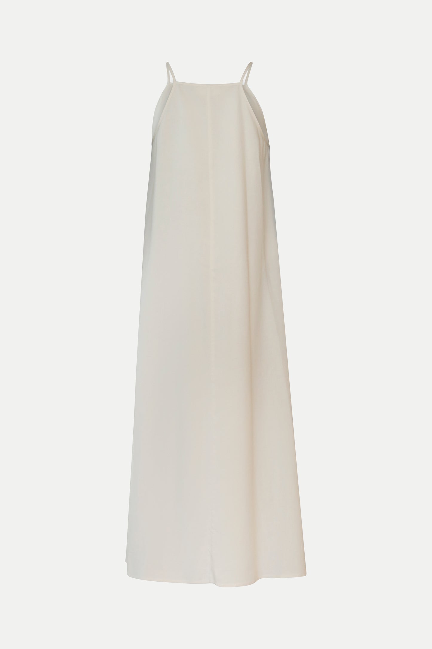 Maxikleid aus Leinen in off- white
