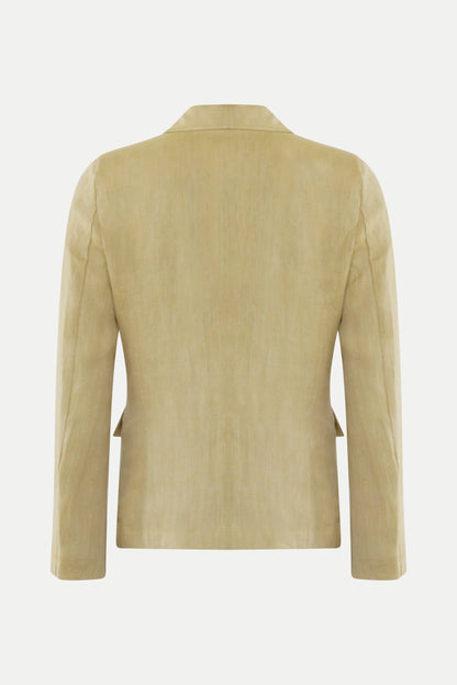 Doppelreihiger Blazer aus Leinen