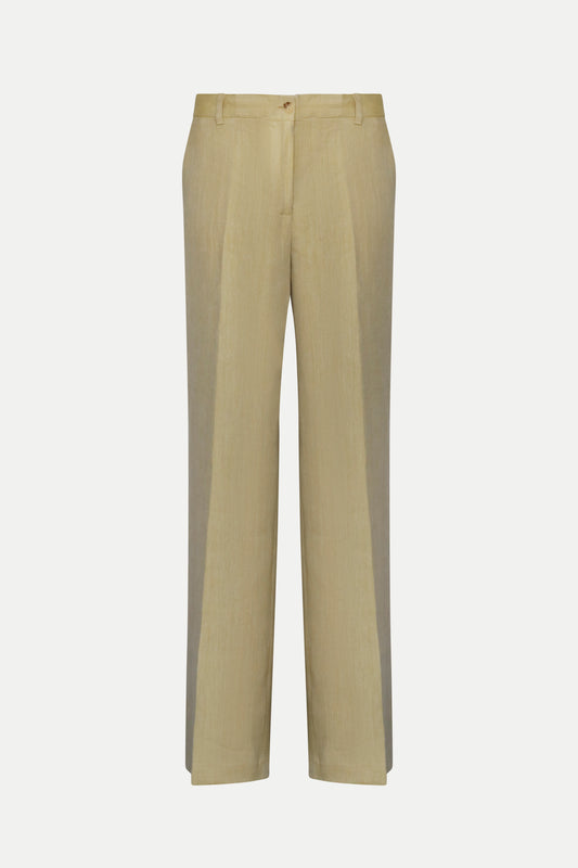 Lange Hose aus Leinen