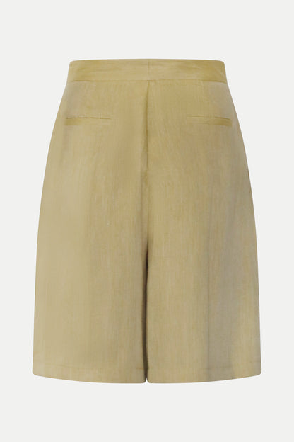 Bermuda- Shorts aus Leinen