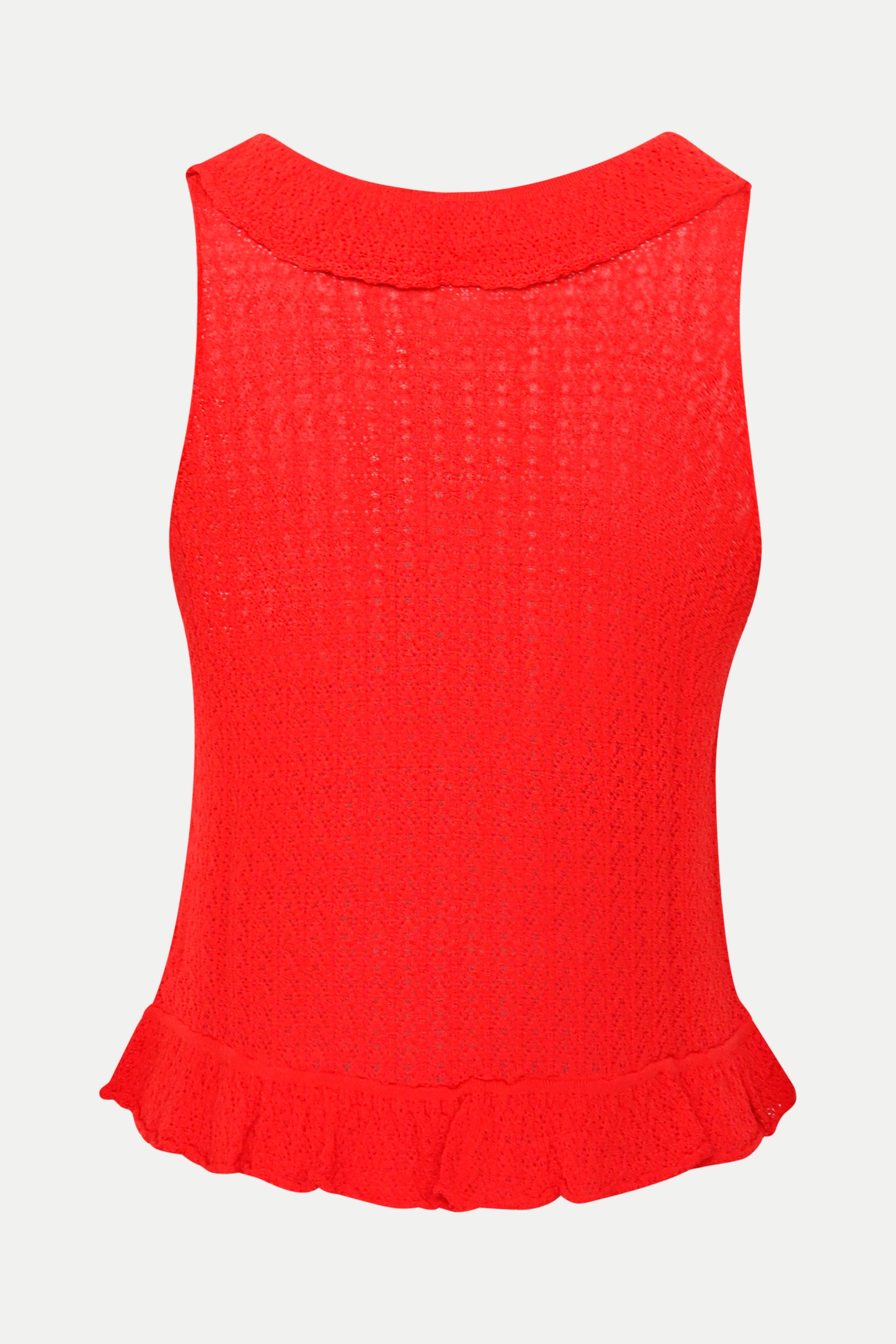Gestricktes Top in rot