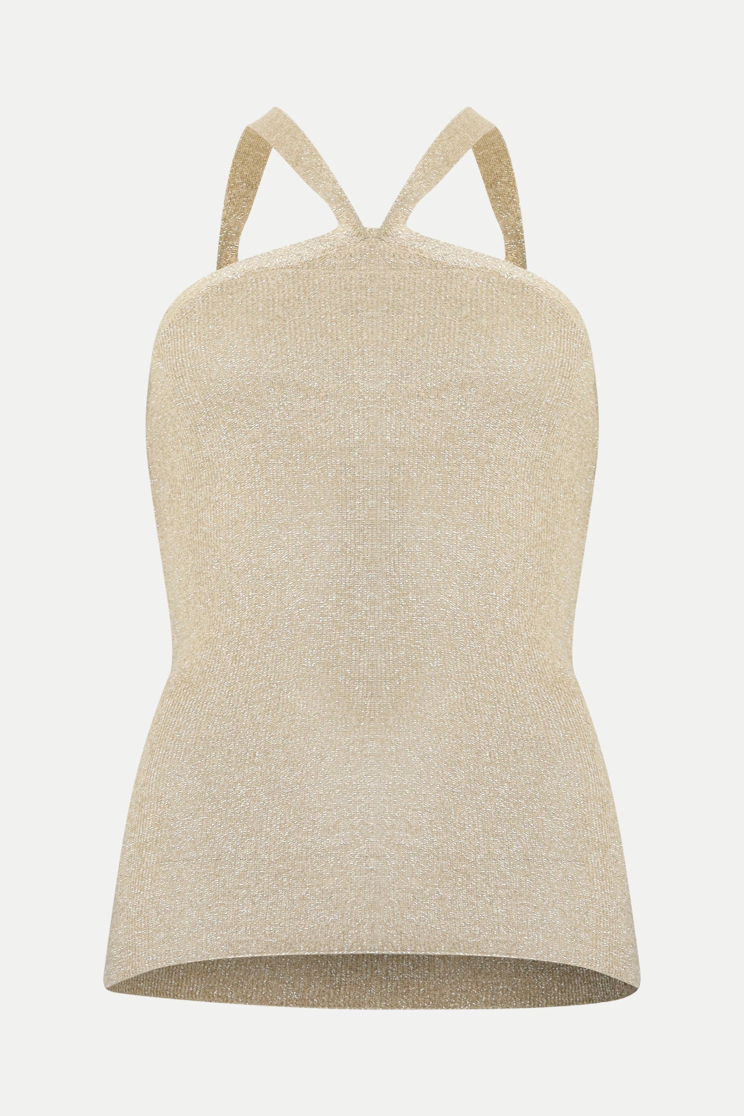 Neckholder Top in gold