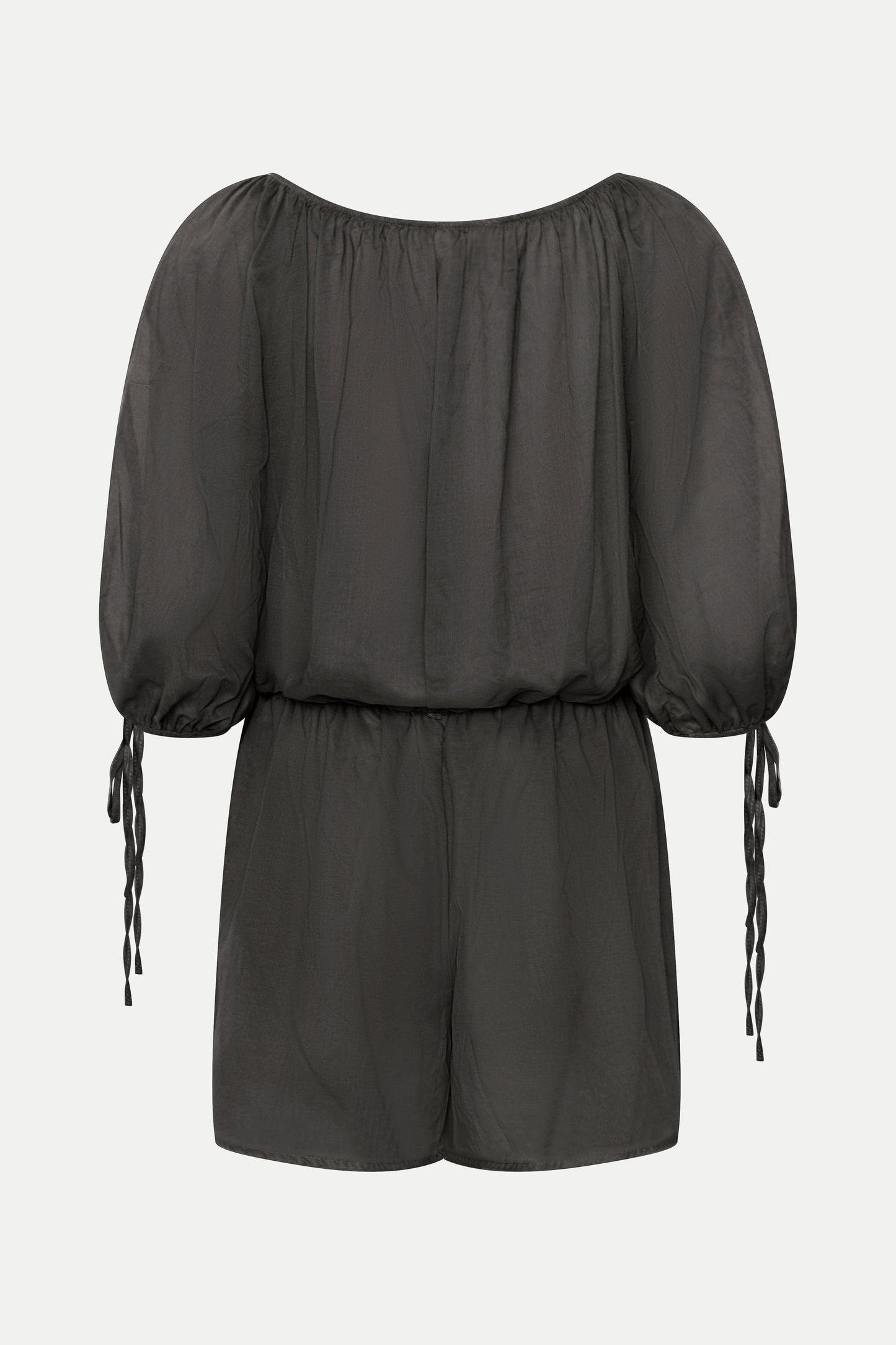 Kurzer Overall in schwarz