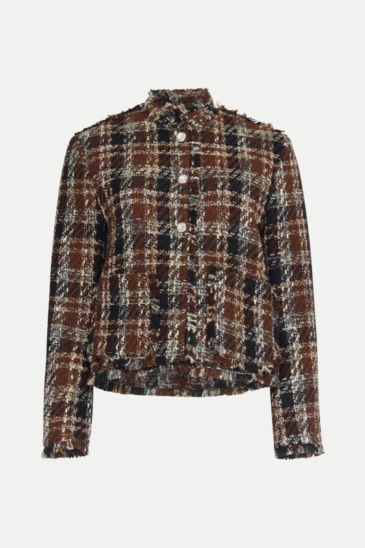 Tweed- Jacke