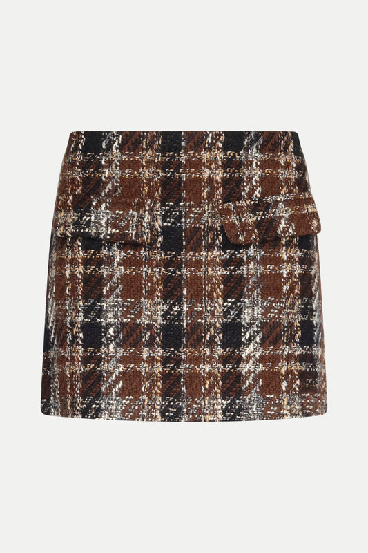 Minirock aus Tweed