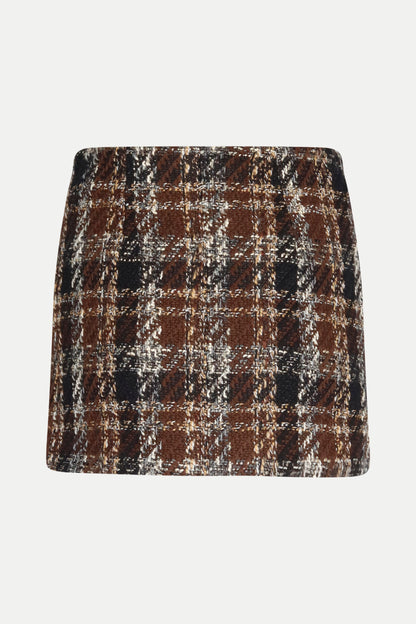 Minirock aus Tweed
